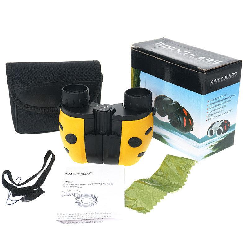Multiple Color Ladybug Compact Porro 8X21 Binocular GS- AXU303