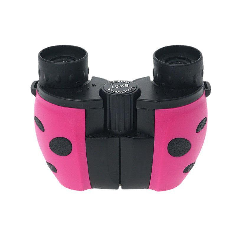 Multiple Color Ladybug Compact Porro 8X21 Binocular GS- AXU303