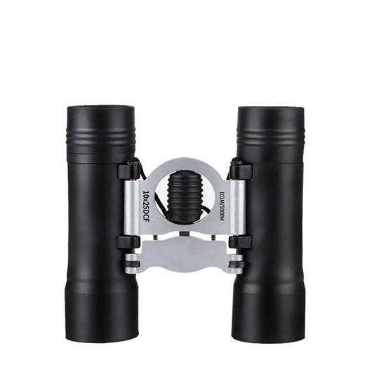 Binocular compacto portátil con placa circular 10X25