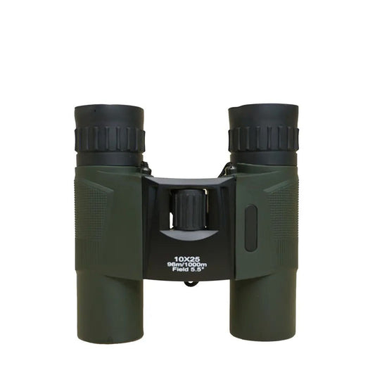 10X25 Green Dotted Verticle Bars Texture Compact Portable Binocular