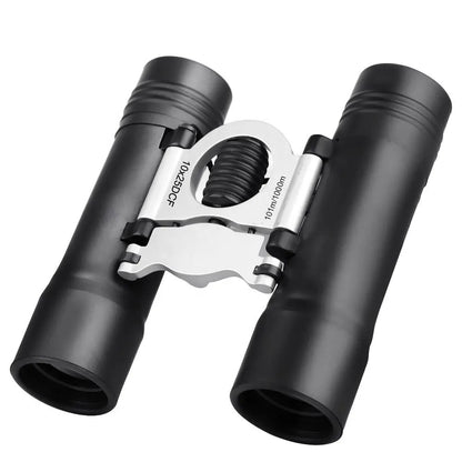 Binocular compacto portátil con placa circular 10X25