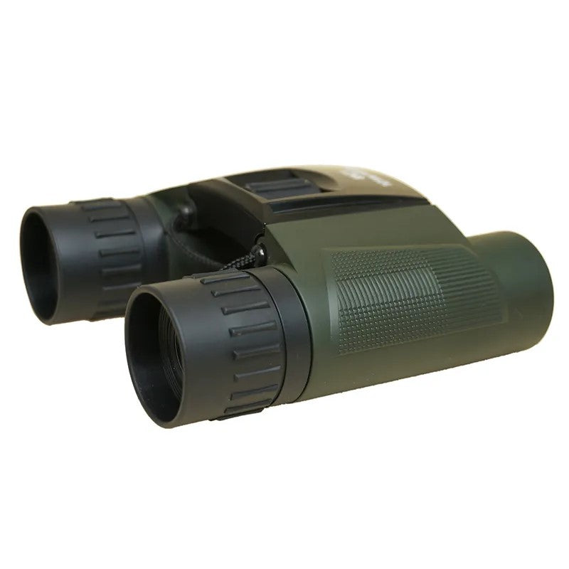 8X21 Green Dotted and Vertical Bars Texture Compact and Portable Binocular