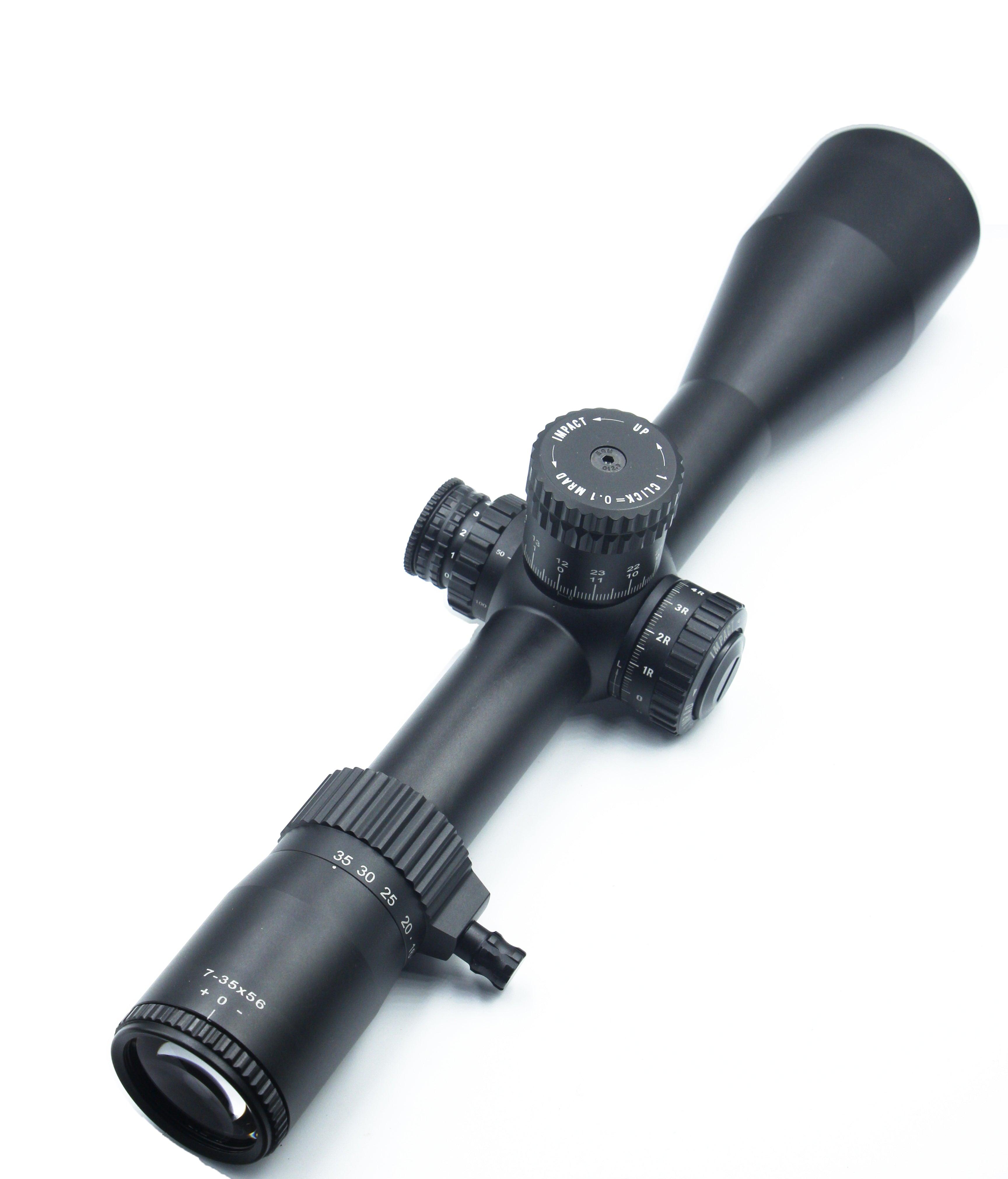 7-35X56 FFP (Zero Stop) Rifle Scope Manufacturer – Gushin Optics