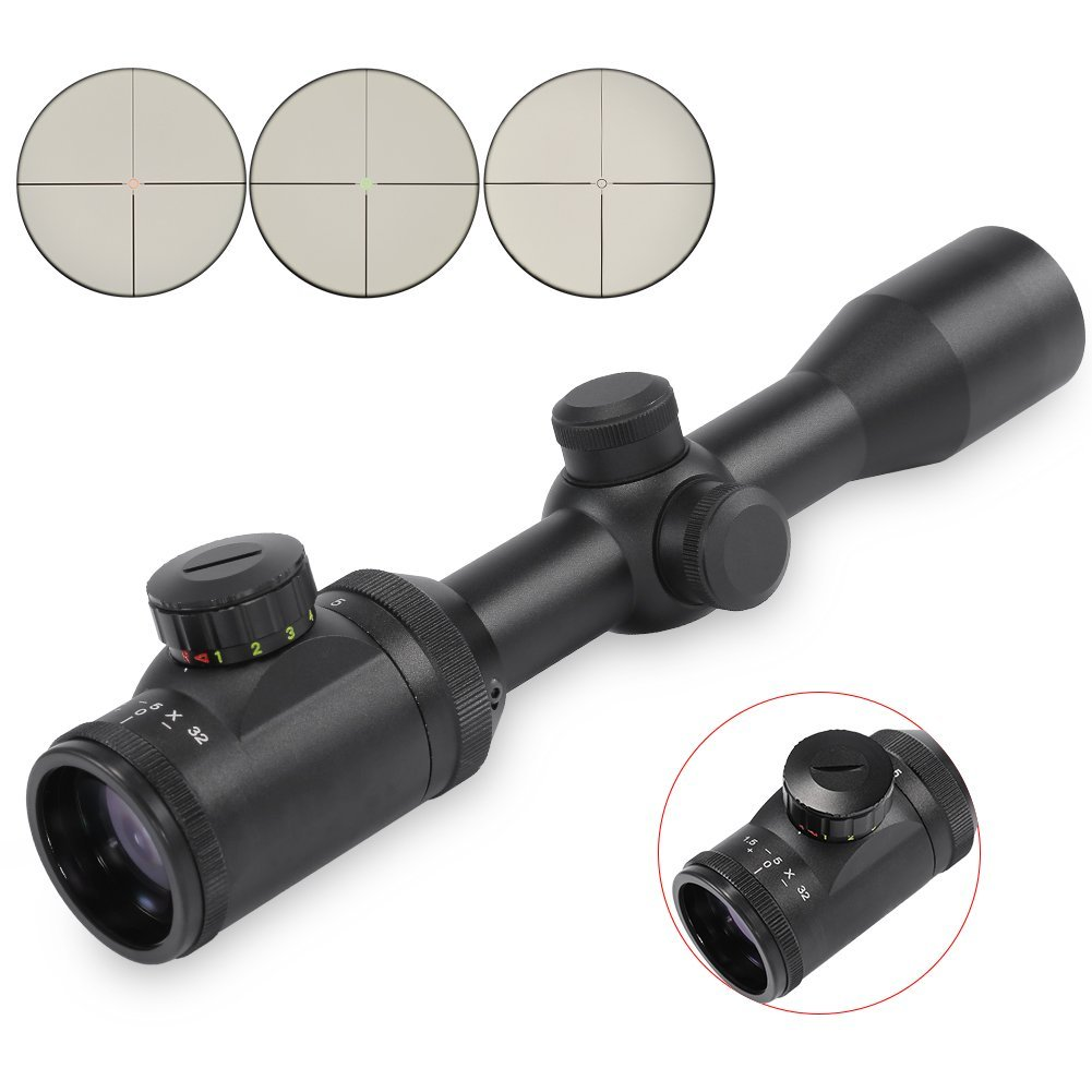 Crossbow Scope 1.5-5X32 SFP 1" Length: 9.8" Gushin Optics