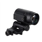 Gushin Optics M3 3X Tactical Magnifier | Flip‑to‑Side Picatinny Mount, MIL‑STD‑810G Qualified