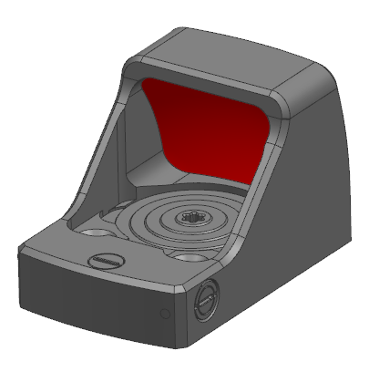 RMSc Footprint Open Style Compact Red Dot Sight
