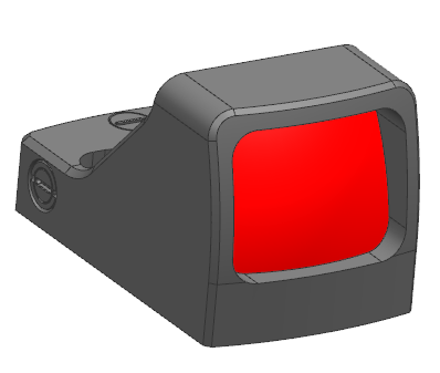 RMSc Footprint Open Style Compact Red Dot Sight